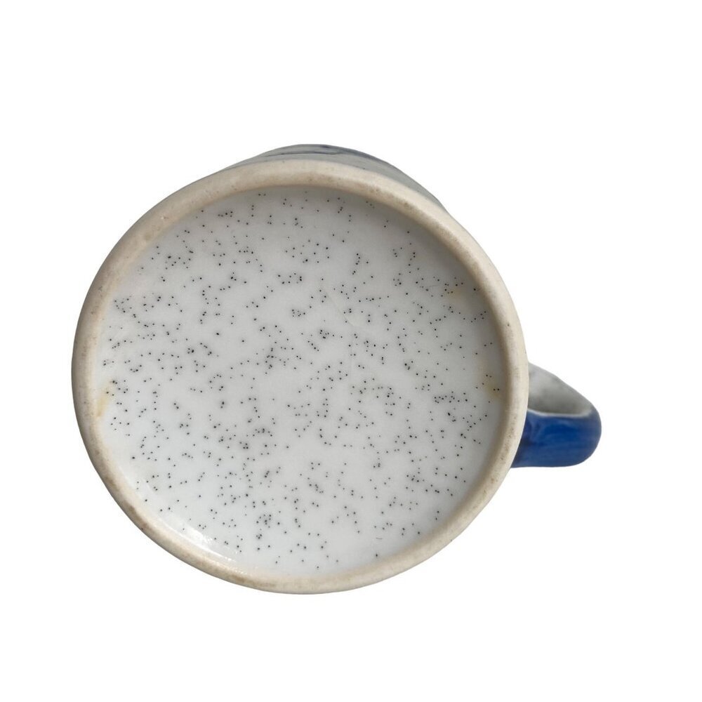 Vintage Otagiri Blue Speckled Arizona Roadrunner Coffee Ceramic Mug - Picture 6 of 7